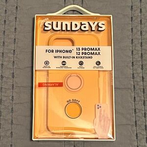 Forever Sundays 13 ProMax & 12 ProMax Silicone iPhone Case w/ Kickstand. NIB